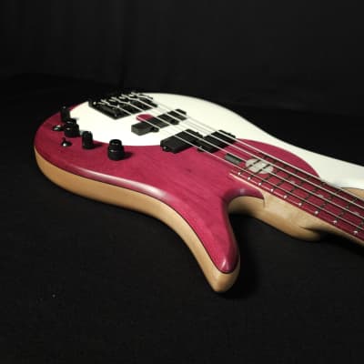 Fodera Yin Yang Standard Purpleheart 4 String Bass With Updated Case image 18