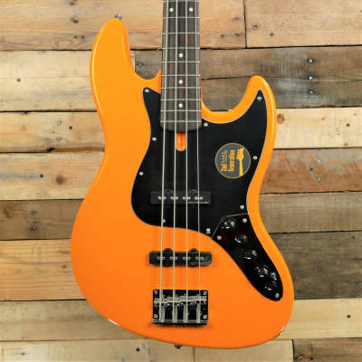 Sire Marcus Miller V3 4-string Jazz Bass Guitar 2022  - Orange - With Matching Headstock image 1