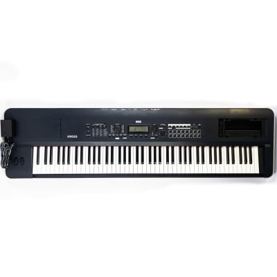 Korg KROSS 2-88 88-Key Synthesizer Workstation Keyboard with Power Supply