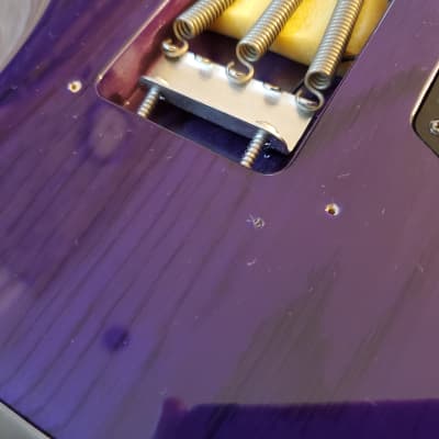 ESP Custom M-II Deluxe  1995 Flame Purple w/ HSC image 21