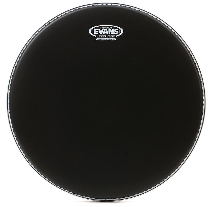 Evans Hydraulic Black Coated Snare Head - 14 inch image 1