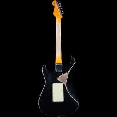 Fender Custom Shop Alley Cat Stratocaster Rosewood Board Heavy Relic HSS Floyd Rose Black image 6