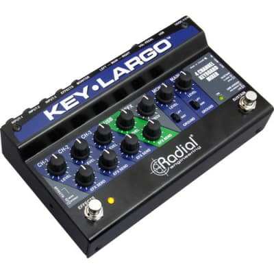 Radial Engineering - Key-Largo - Keyboard Mixer and Performance Pedal w/ Balanced DI Outlets image 2
