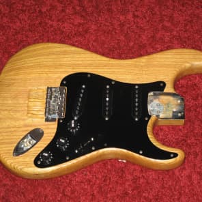 Vintage 1977 Loaded Fender Stratocaster Ash Body | Reverb