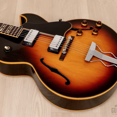1968 Gibson ES-175 D Vintage Archtop Electric Guitar Sunburst w/ Pat # Pickups, Case image 12