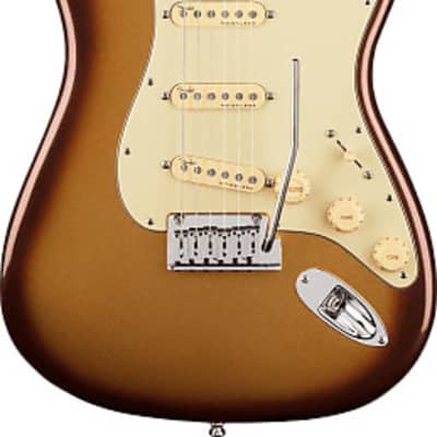 Fender American Ultra Stratocaster Electric Guitar Mocha Burst w/ Premium Hardshell Case image 1