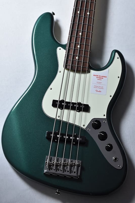 Fender MIJ Hybrid Jazz Bass V【Sherwood Green Metallic】 Hybrid