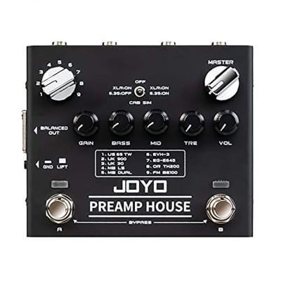 Joyo R-15 Preamp House Multi Effect Pedal 18 Tones 9 AMPs Preamp Simulator image 1