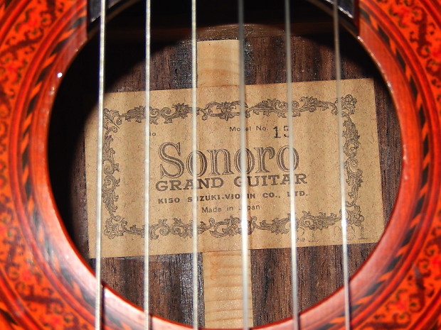 KISO SUZUKI SONORO #15 GRAND GUITAR W/HSC | Reverb