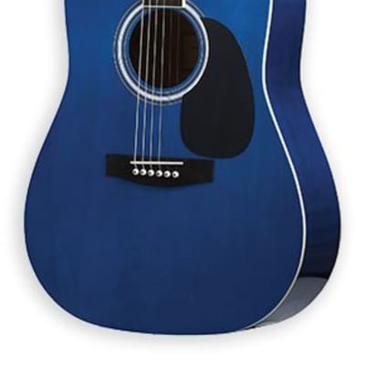 Jay Turser USA Guitar  Dreadnaught Trans Blue JJ45-TBL-A-U for sale