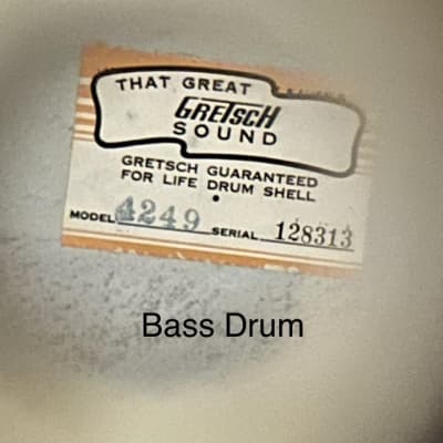 Gretsch First generation Stop Sign badge 1971 - Champagne Sparkle image 7