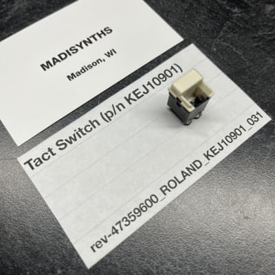 ORIGINAL Roland Replacement Push/Tact Switch (KEJ10901) for Juno-60, JSQ-60, MSQ-100, EP-6060, EP-11, etc