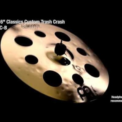 Meinl Cymbals Classics Custom Double Bonus Cymbal Pack with Free 10" Splash & 16" Trash Crash (Used/(New) image 4