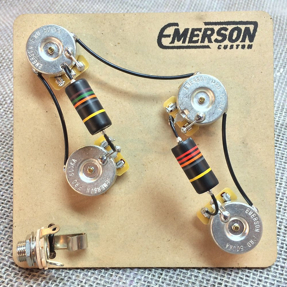 Emerson Custom Strat 5-Way Blender 500k Prewired Kit Assembly - 90125220223