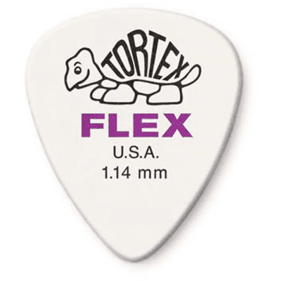 Dunlop 428P1.14 Tortex Flex Standard 1.14mm Guitar Picks (12-Pack)