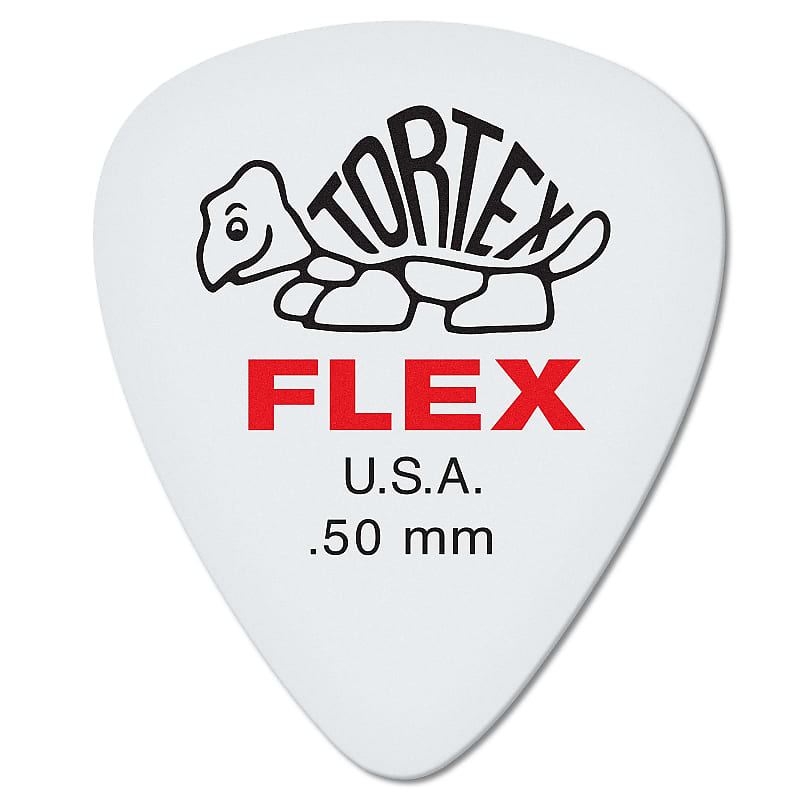 Dunlop 428R050 Tortex Flex Standard .50mm Guitar Picks (72-Pack) image 1