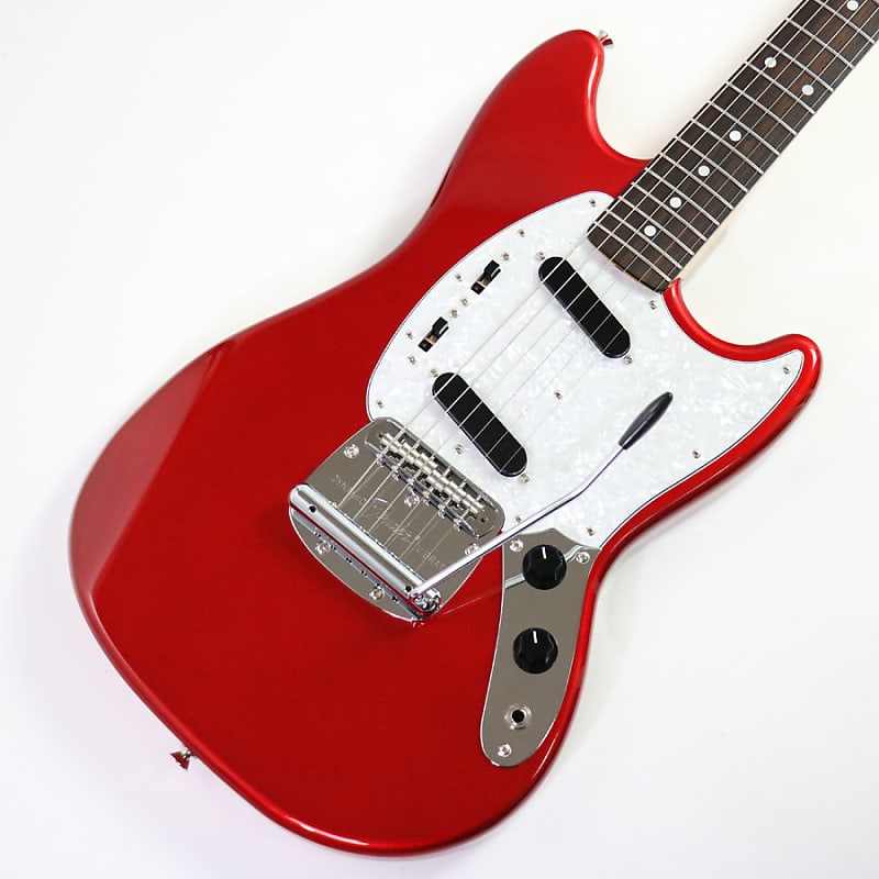 Fender Japan Exclusive Classic 70S Mustang Matching Head Candy Apple  Red-Free Shipping*