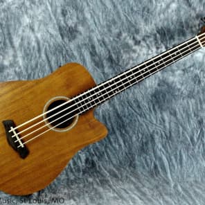 Gold Tone M-Bass25 Micro 25" Scale Acoustic/Electric Bass Natural