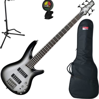 Ibanez SR305E 5-String Electric Bass Guitar Bundle image 2