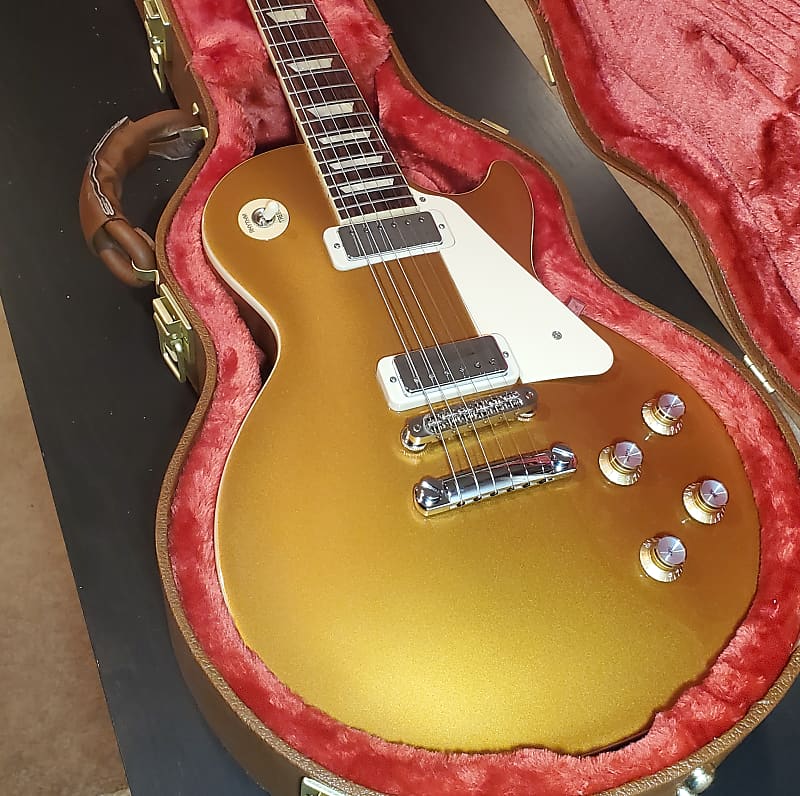 Gibson Les Paul Deluxe 2021 Goldtop with Mods and Hardshell Case