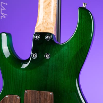 JP Guitars Luna Emerald Green Quilt image 13
