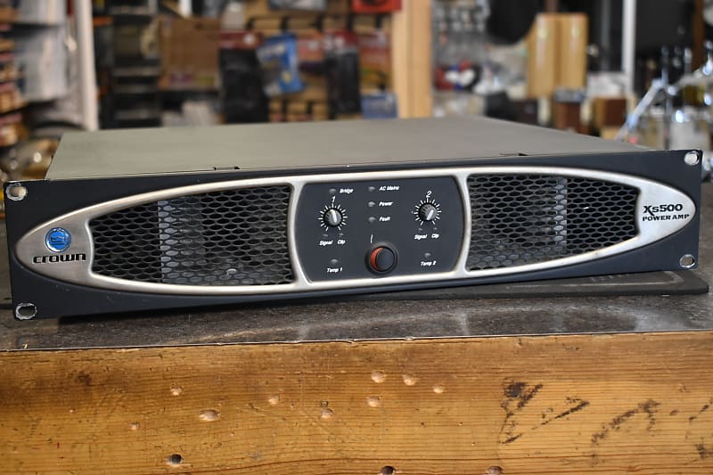 Crown Xs500 Power Amp Reverb