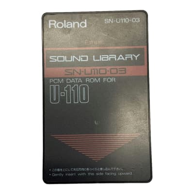 Used Roland SN-U110-03 PCM Card Ethnic