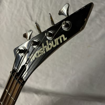 Washburn B-2 Electric Bass Guitar MIJ Japan 1980s - Black image 7