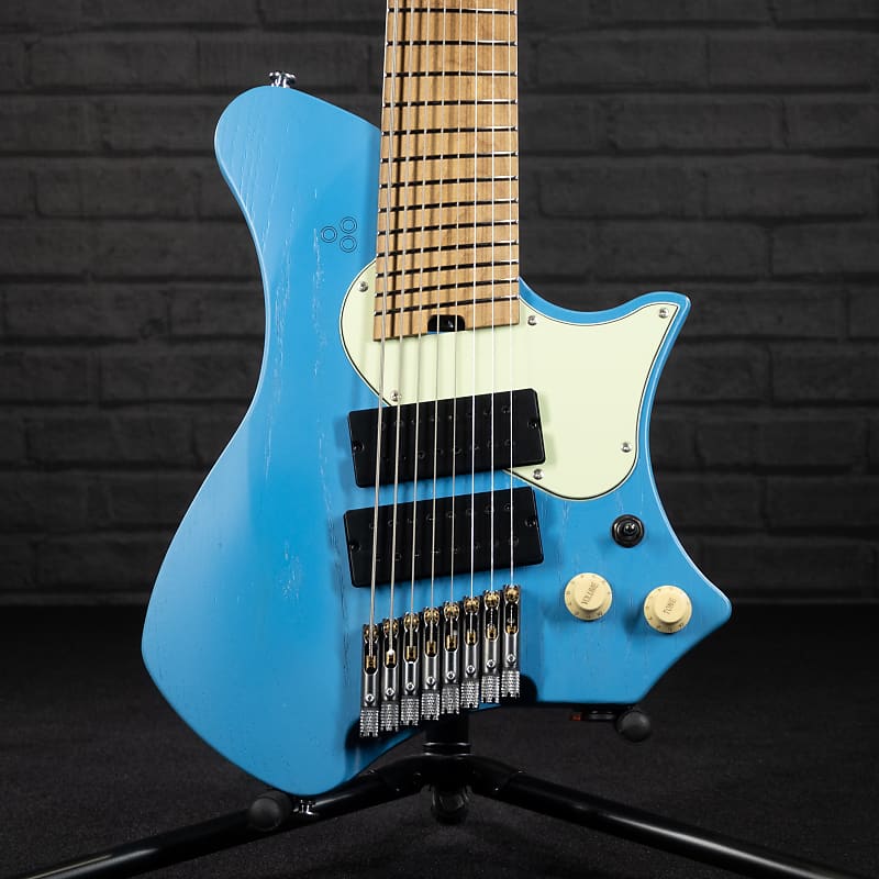 GOC Satya 8 8-String Headless Guitar (Worn Blue) | Reverb