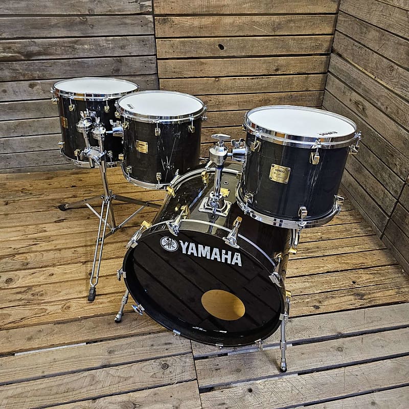 Drum Kit Yamaha Maple Custom MIJ, Ebony USED! RKMCK091024 Reverb