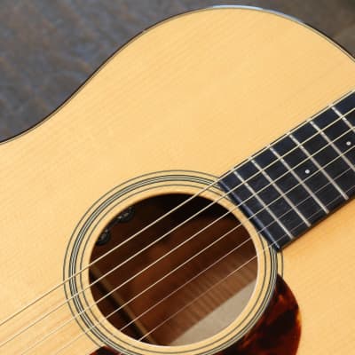 2012 Bourgeois Custom DS Acoustic/ Electric Guitar Adirondack Spruce & Figured Mahogany + Hard Case image 7