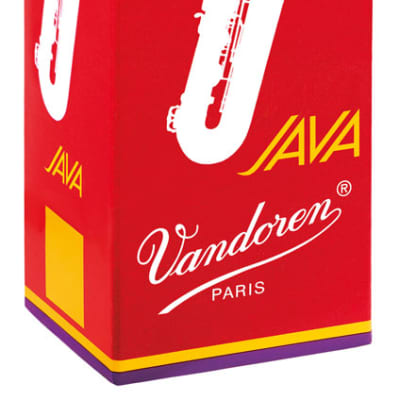 Vandoren Reeds Baritone Sax 2 Java Red (5 BOX) SR342R image 1