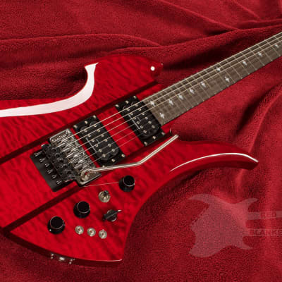 B.C. Rich Mockingbird Legacy ST with Floyd Rose Transparent Red image 4