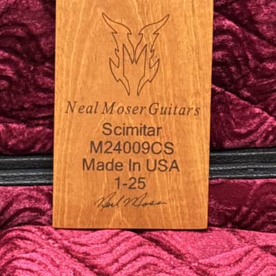 Moser Custom Shop Scimitar 2025 - Purple Burst image 13