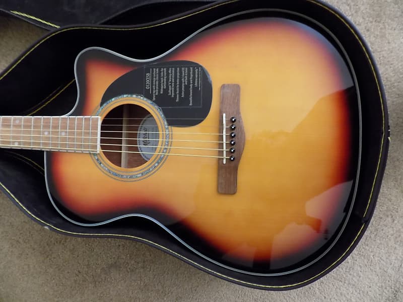 Mitchell 0120cesb deals acoustic electric guitar