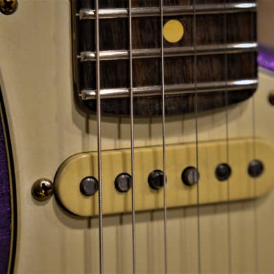 American Fender Stratocaster Custom Relic Purple Sparkle CS Fat 50's image 6