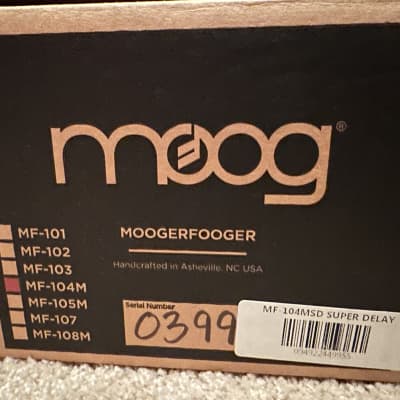 Moog MF-104MSD Moogerfooger Super Delay 2014 - Black image 9