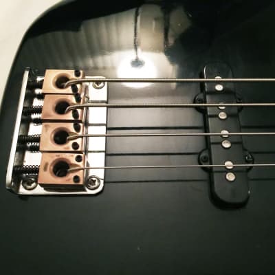 Vintage 1983 HONDO P-Bass Special "Deluxe Series- 870" MIK Gloss Black. Sounds Great !... image 5