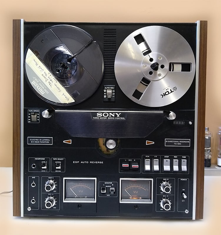 Sony TC580 auto reverse Reel to Reel Analog Tape Recorder