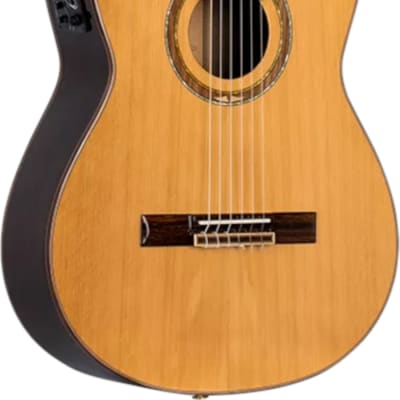 Ortega Performer Series Acoustic-Electric Classical Guitar, Natural w/ Gig Bag image 1