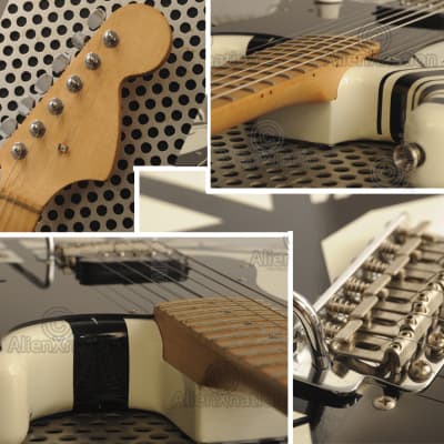 ESP Black / White Striped Guitar AlienXnation Vintage image 11