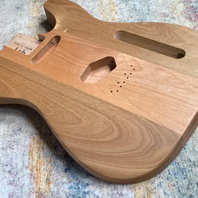 All-Natural Series: Alder & Catalpa Tele (Woodtech, USA) Finished in Natural Linseed Oil & Beeswax image 6