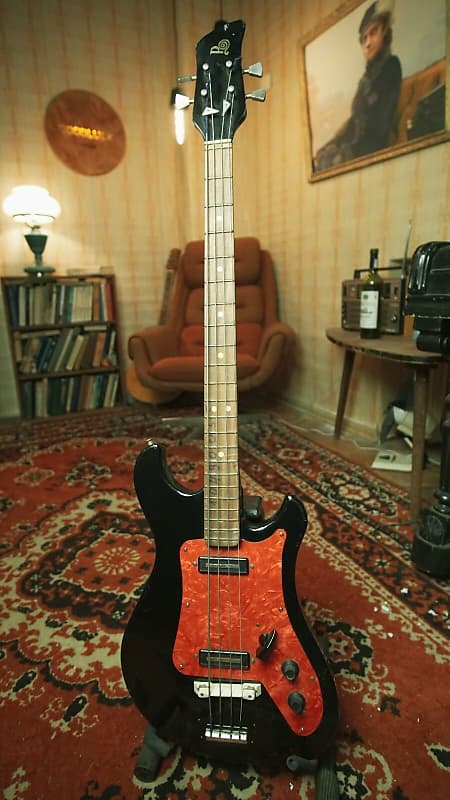 Rostov Rare Vintage Bass Guitar Soviet USSR Russia Kavkaz image 1