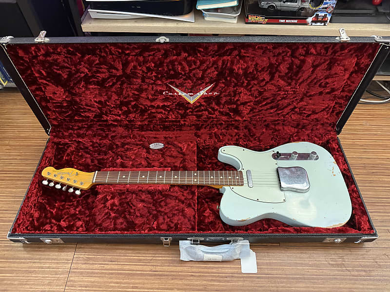 ★CustomOrder Relic SonicBlue Telecaster Fender Custom Shop '63 Reissue Sonic Blue Telecaster Relic | Reverb