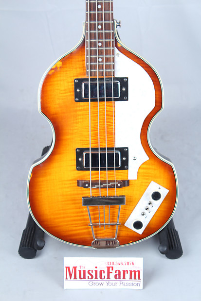 Rogue vb100 violin bass guitar vintage sunburst new arrivals