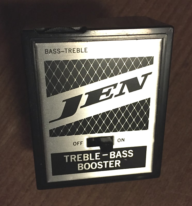 Jen Treble Bass Booster PE403 1968 with Original Cart and box