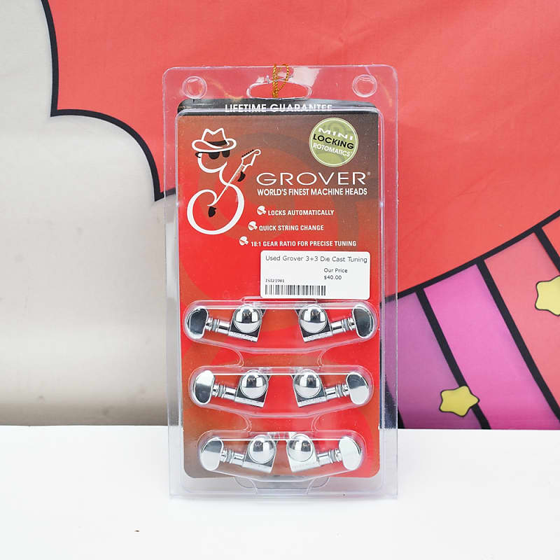 Used Grover 3+3 Die Cast Tuning Machines like new Reverb