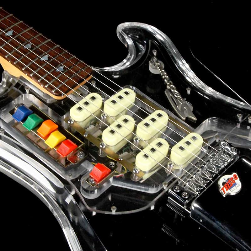 レア！テスコ Spectrum 5 Reissue Clear Acrylic Teisco Spectrum 5 Clear Acrylic | The Music Zoo