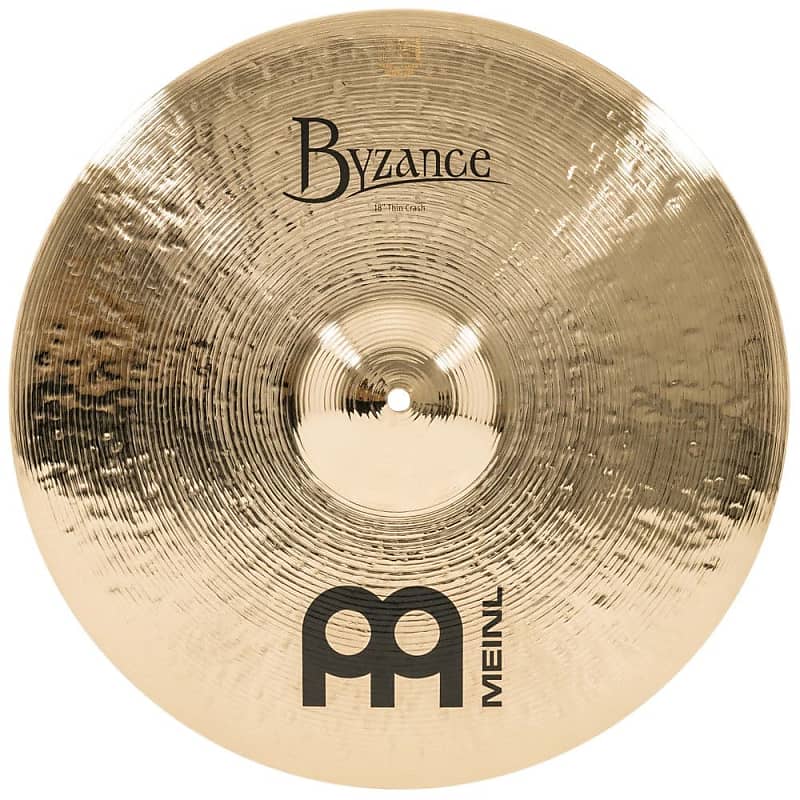 Meinl Byzance Brilliant Thin Crash Cymbal 18 image 1