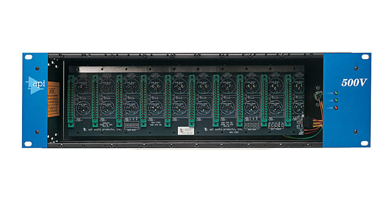 API 500VPR 10 Slot Rack with Power Supply image 1